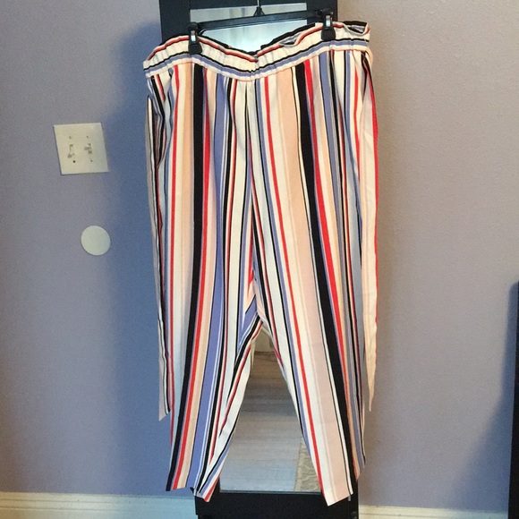 Express Ankle High Rise Pants - Picture 1 of 8